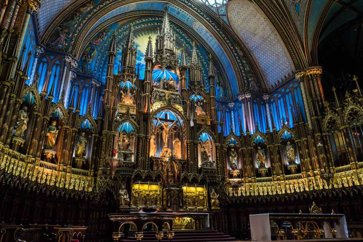 Basilica Of Notre Dame Montreal Canada Travel Past 50