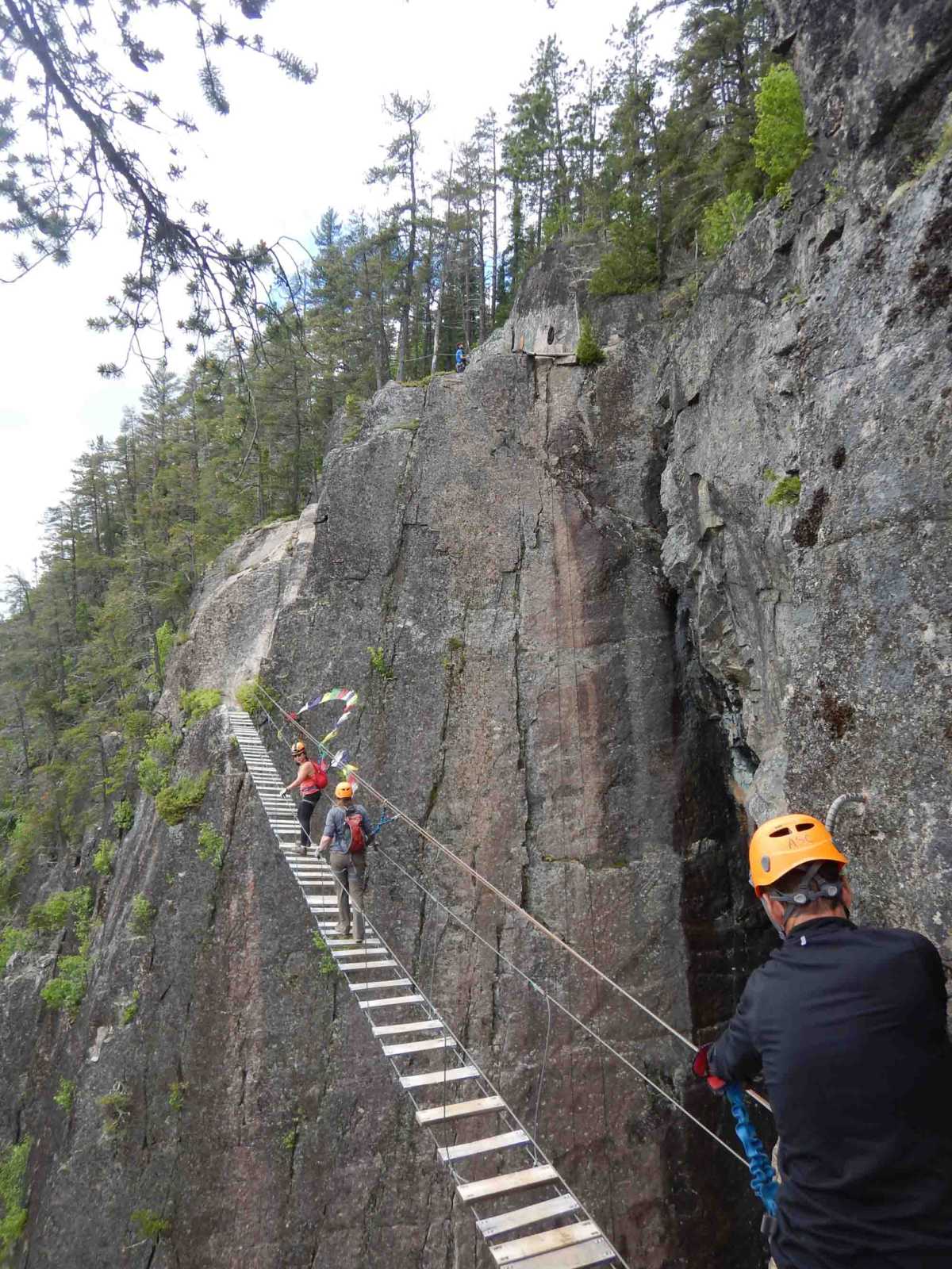 Via Ferrata Palissades de Charlevoix