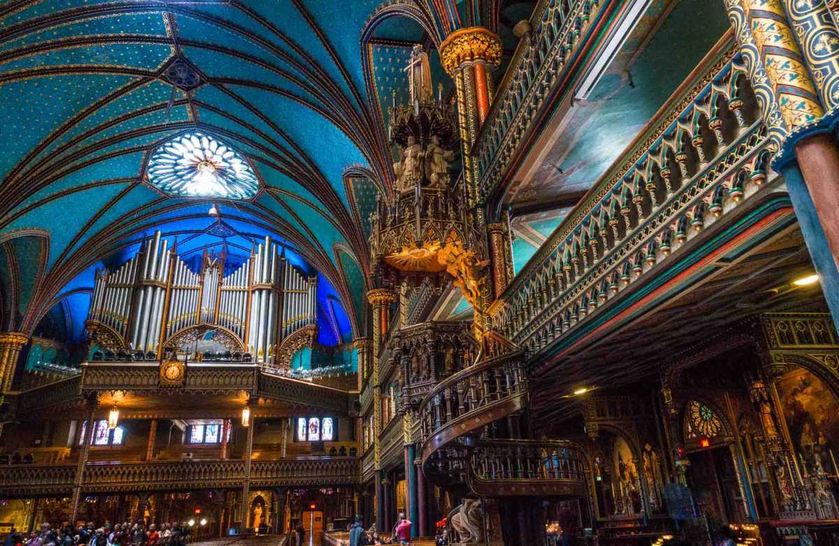 Basilica Of Notre Dame Montreal Canada Travel Past 50