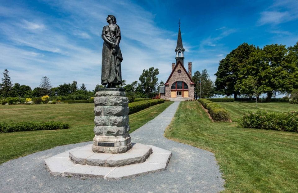Site of Acadian Exile, Grand Pré, Nova Scotia Travel Past 50