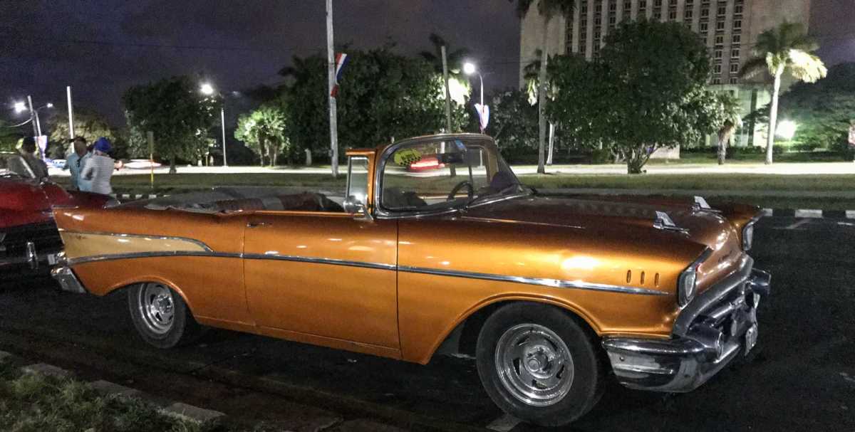 Havana Cuba cars and people