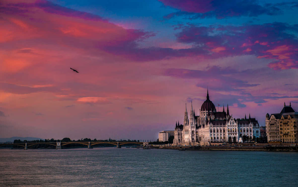 parliament danube river budapest hungary