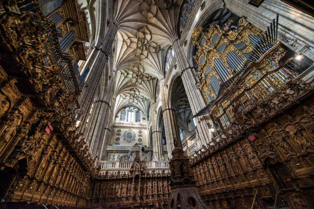 salamanca cathedral spain choir