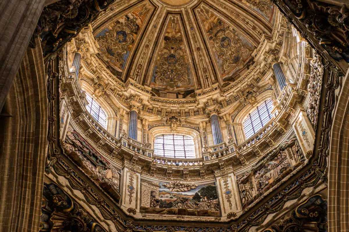 salamanca cathedral dome detail