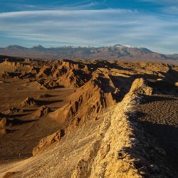Otherworldly Atacama: Geysers, Buried Villages, and Lunar Landscapes Valle de la Luna in northern Chile's Atacama Desert poses as the the surface of Mars.