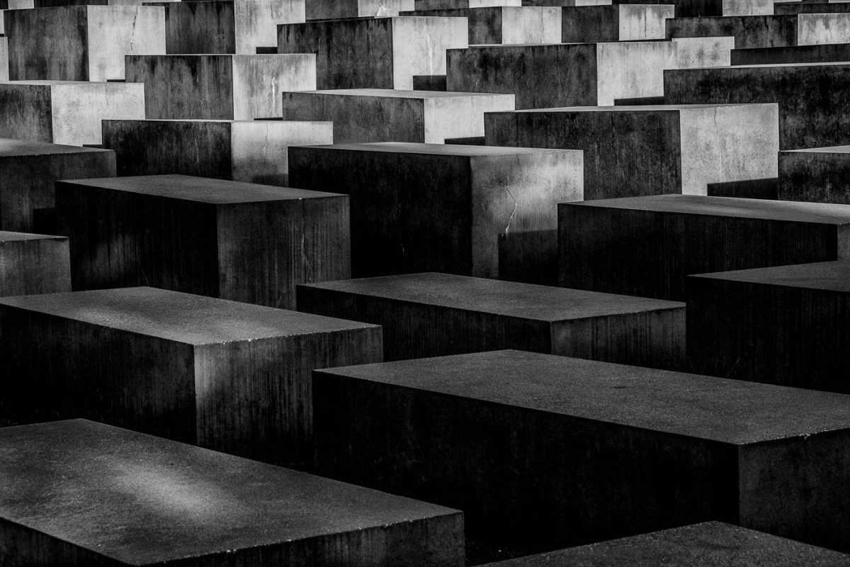 germany berlin holocaust memorial bw 2