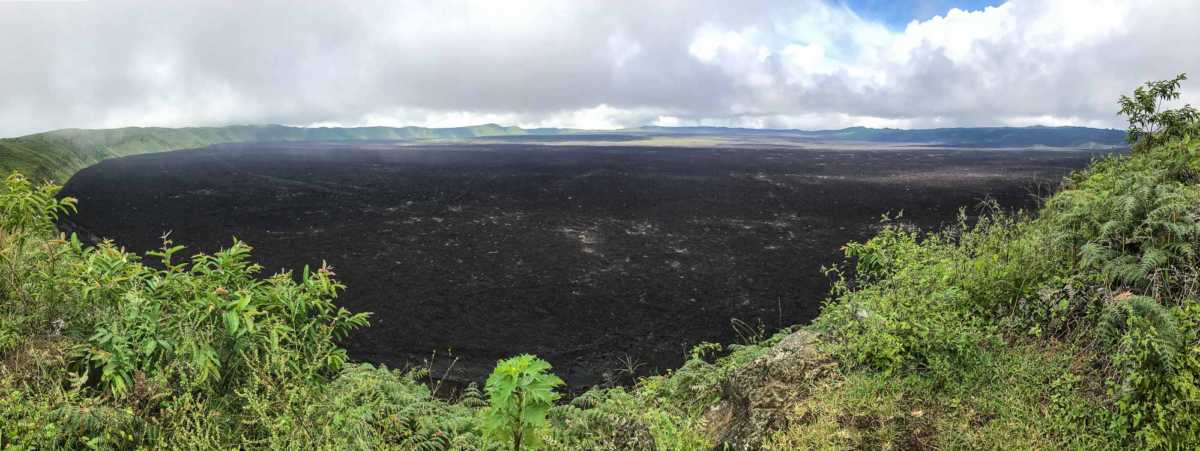 Land-based Galapagos tour hike on Isla Isabela