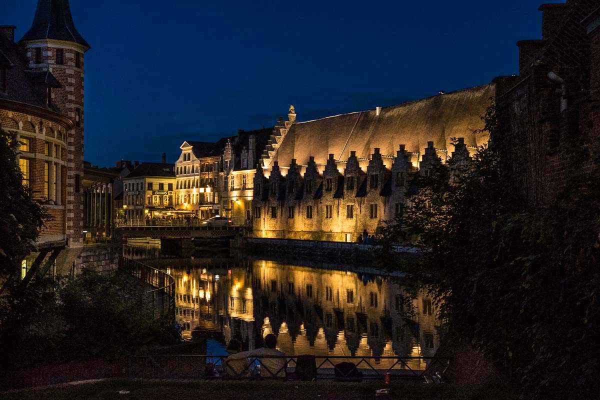 Belgium_Ghent canal night