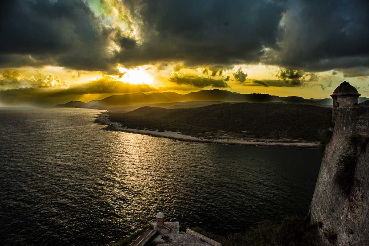 Cuba_santiago_sunset el morro-2