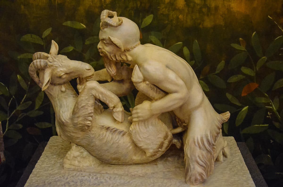 erotic pan goat naples archeology museum 5
