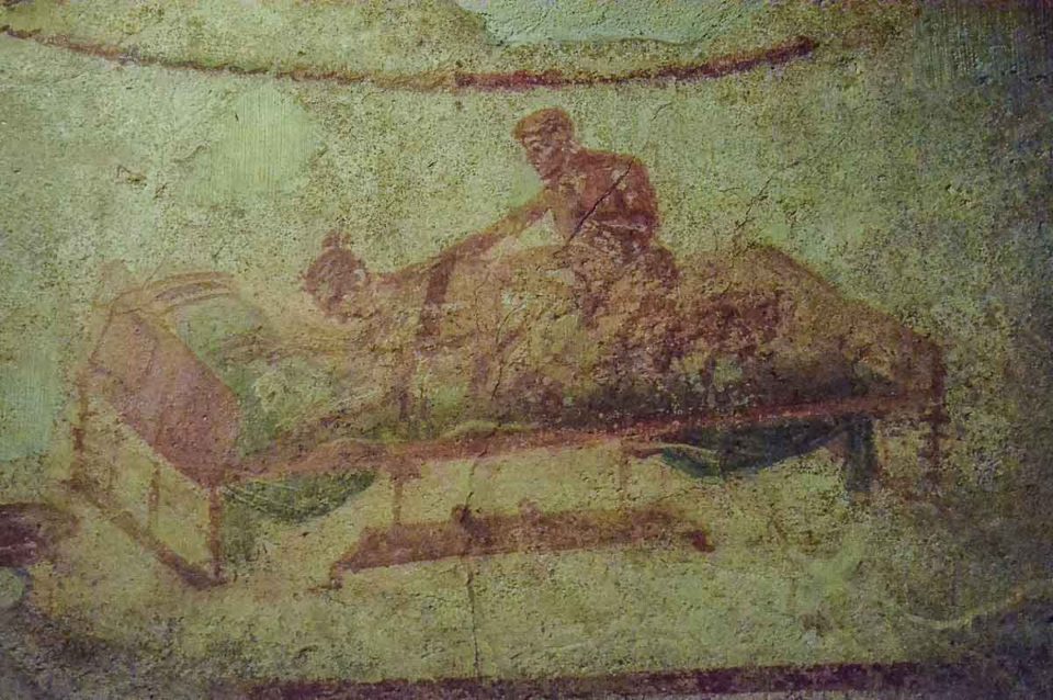 pompeii lupanar herculaneum erotic art 3