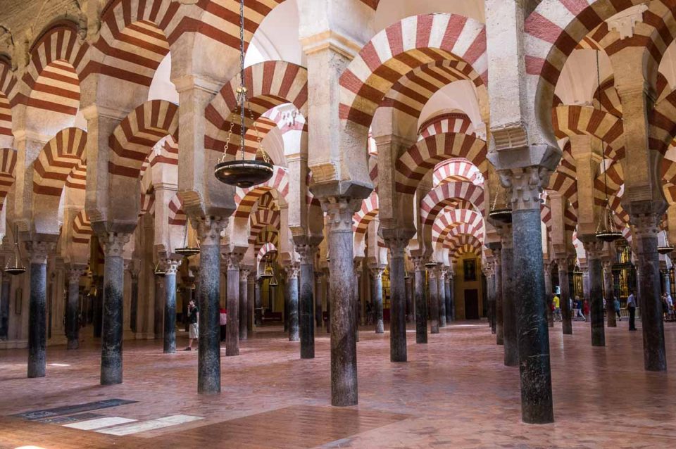 Spain Cordoba mesquita arches seven wonders spain