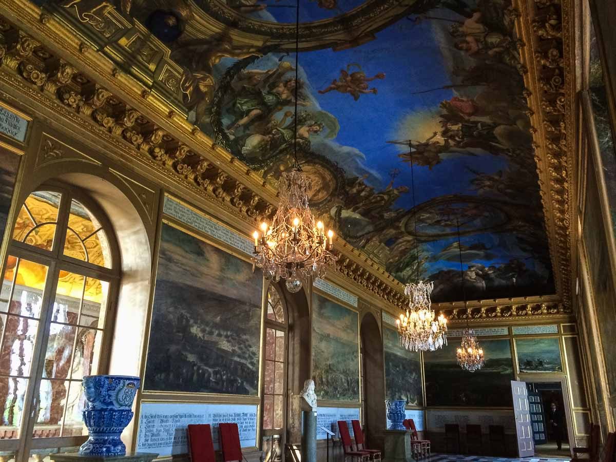 Sweden Drottningholm ceiling