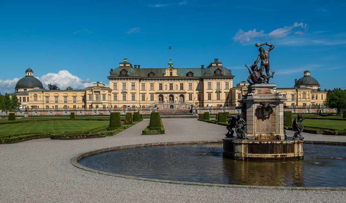 Sweden Drottningholm fountain Unesco World Heritage sweden