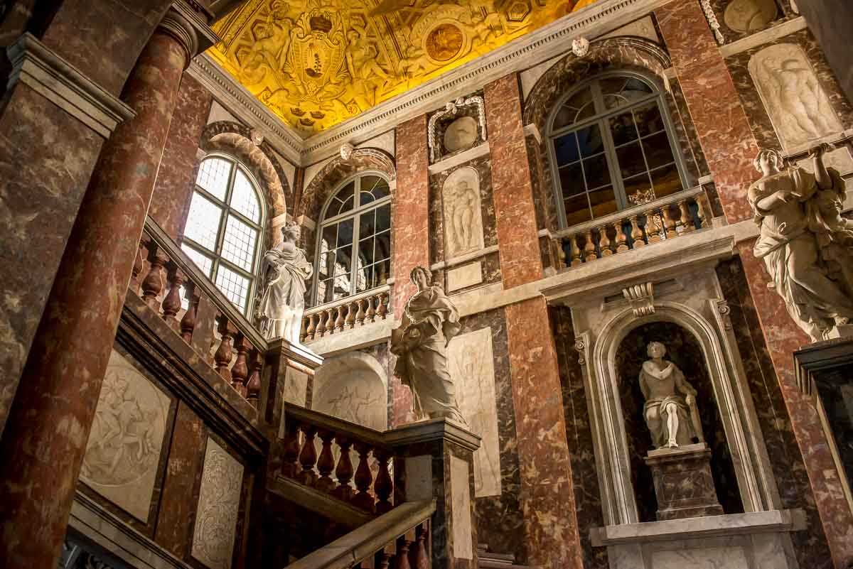 Sweden Drottningholm staircase Unesco World Heritage sites in sweden