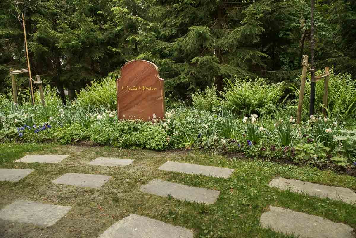 Sweden Greta Garbo grave Skogskyrkogården Unesco world heritage site