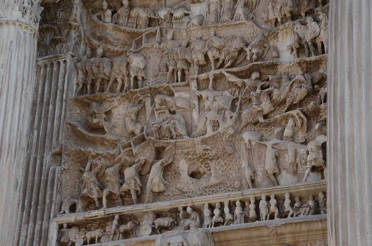 italy rome arch of septimius severus