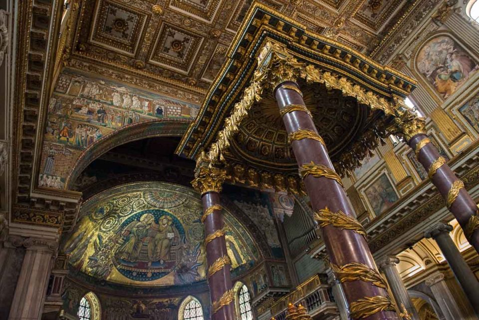 italy rome santa maria maggiore mosaics
