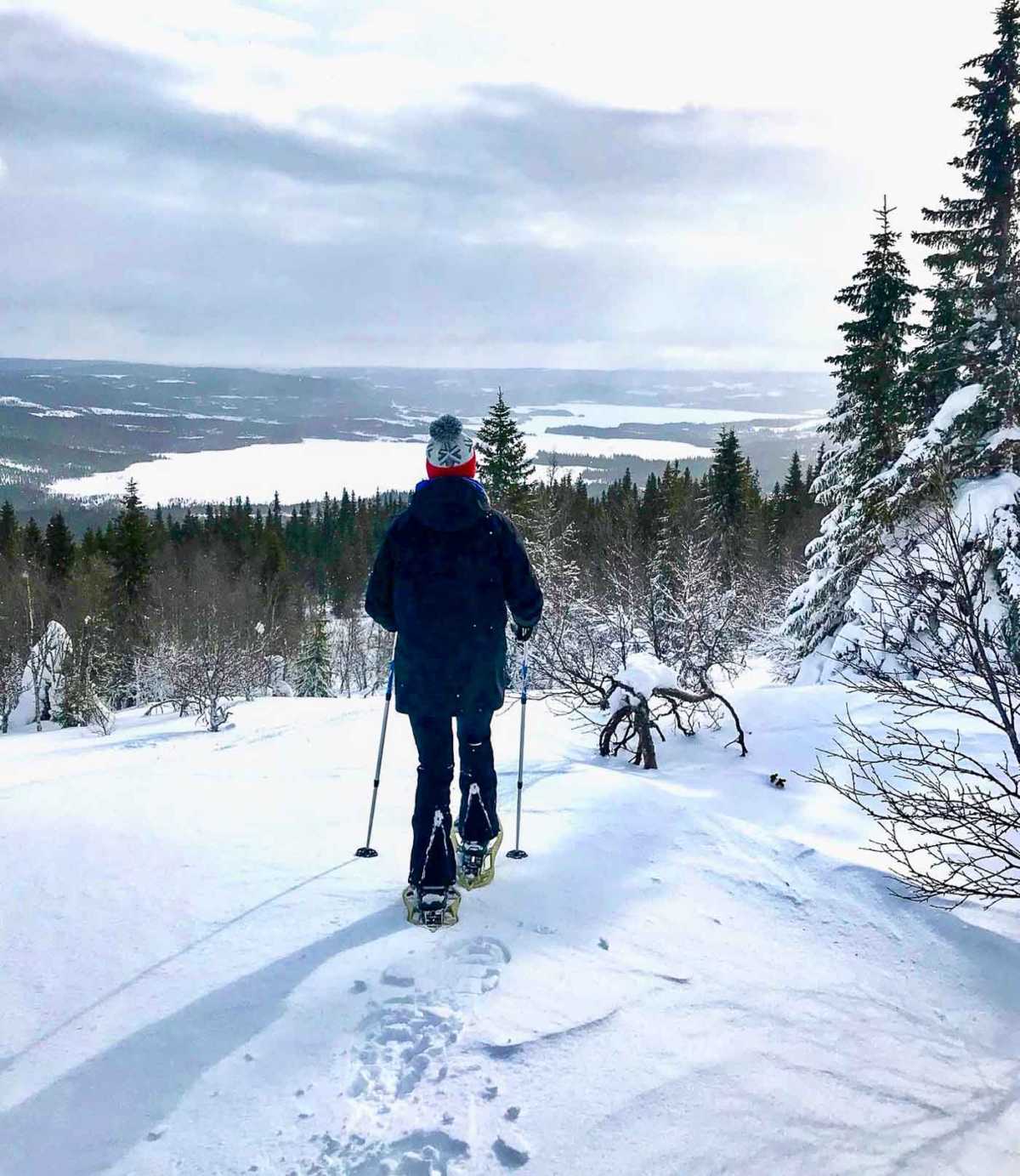 Sweden, Are, snowshoeing