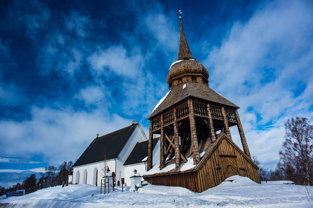 sweden fösön church bell tower