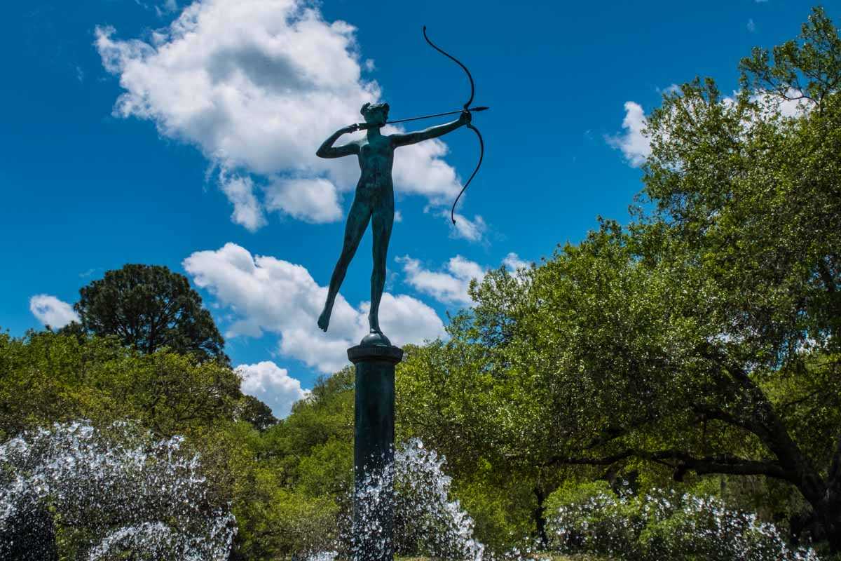 USA South Carolina Myrtle Beach Brookgreen sculpture garden Diana