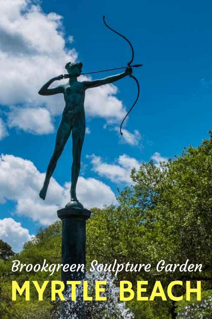 A cultural gem in Myrtle Beach, Brookgreen Gardens combine hundreds of sculptures with the formal gardens. #MyMyrtleBeach #southCarolina #nature #Arts #TravelPast50 #seniortravel #travelphotography #TBIN #USA