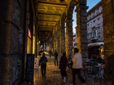 The Porticoes of Bologna, Italy