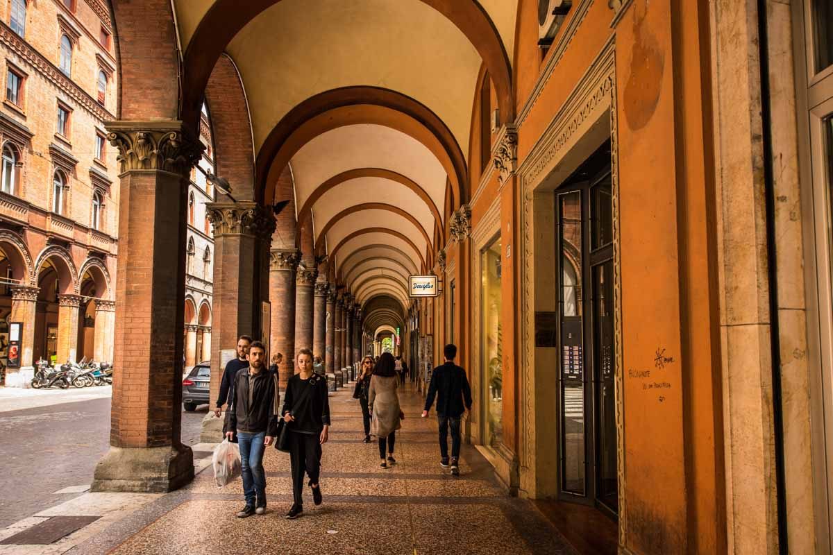 The Porticoes Of Bologna Italy Travel Past 50