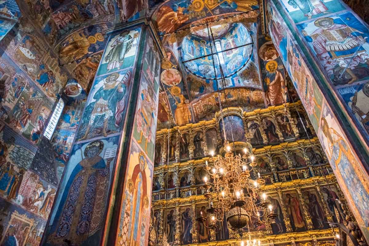 russia yaroslavl Elijah the prophet church frescoes