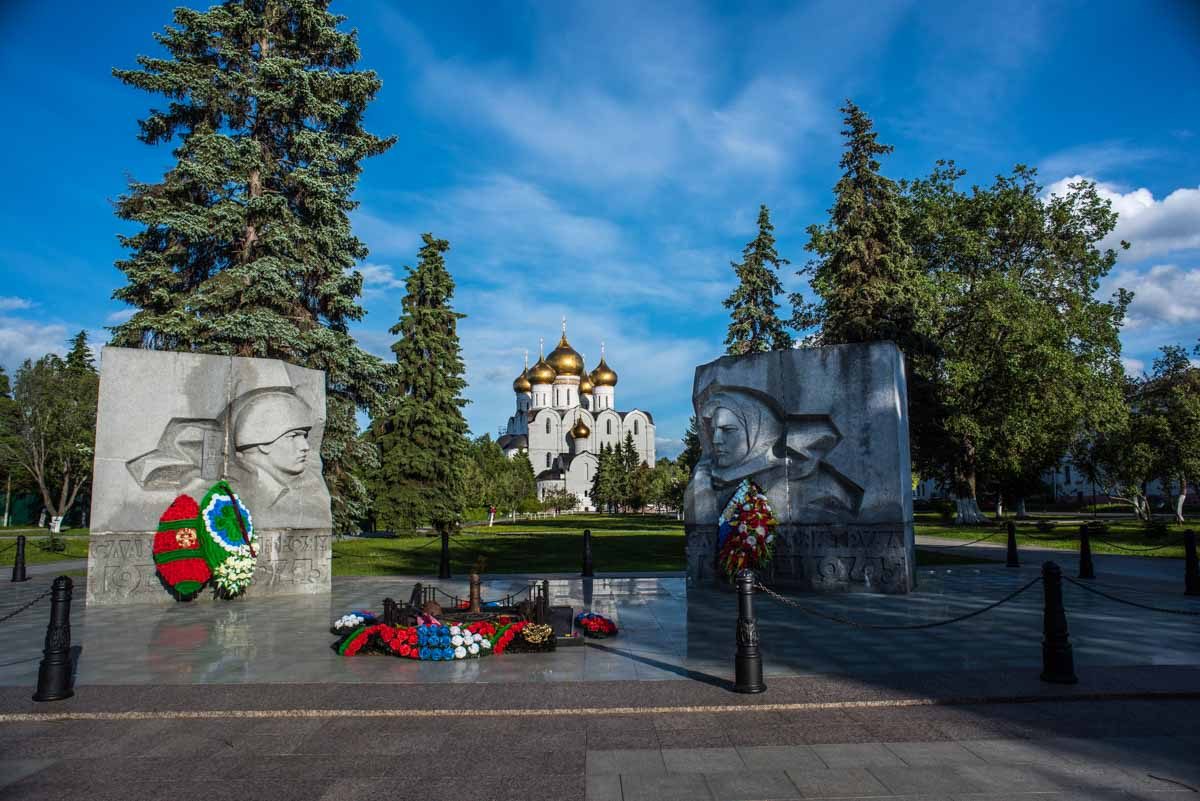 russia yaroslavl war memorial cathedral of assumption church