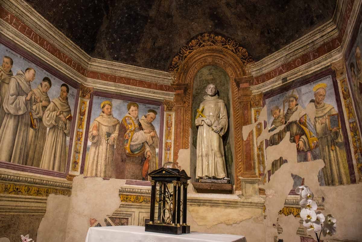 italy assisi santa maria degli angeli chapel transit