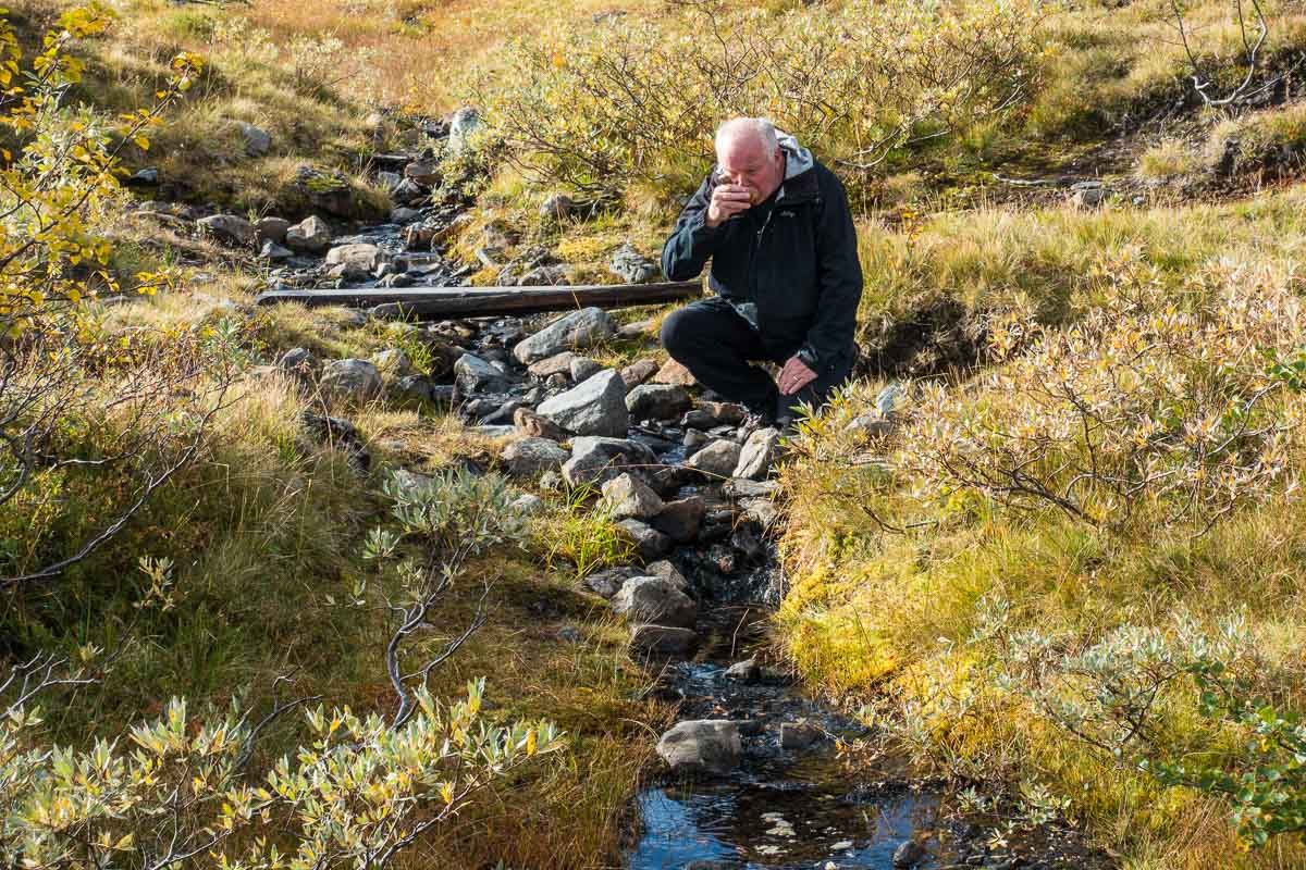 hiking in Sweden st olavs way 