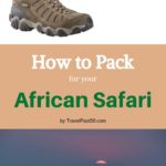 packing for Africa safari