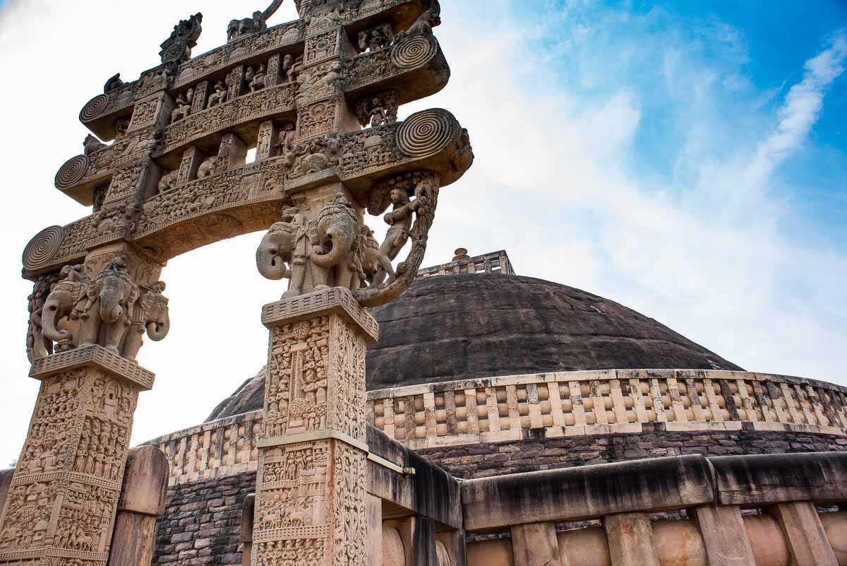 India sanchi arch stupa 1