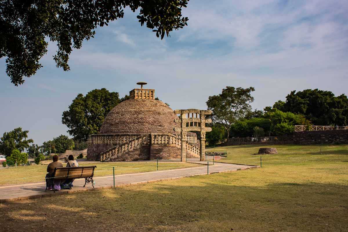 India sanchi arch stupa 3