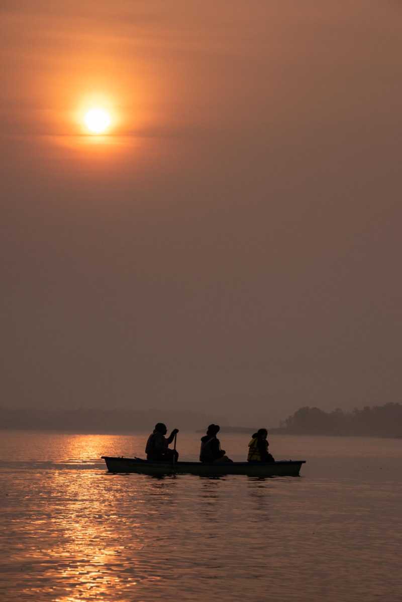 denwa river satpura national park india