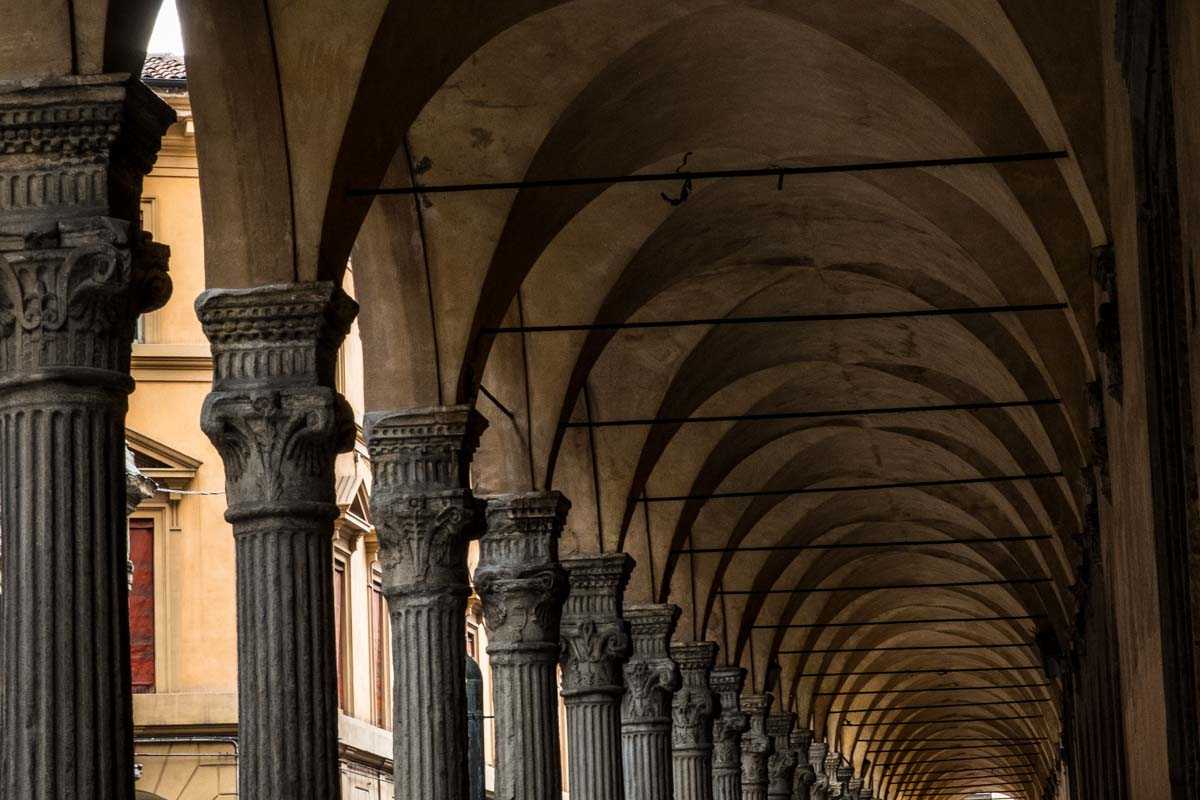 gallery ceiling bologna italy