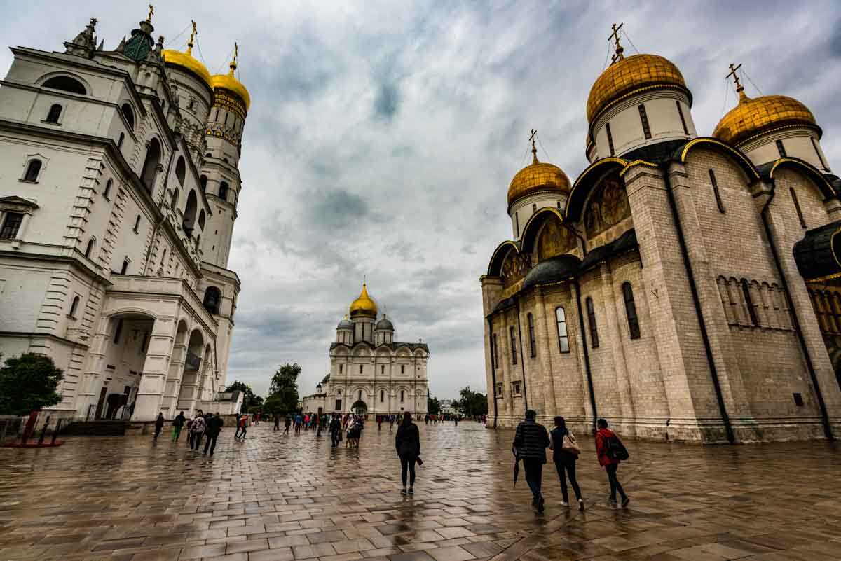 kremlin church square moscow russia