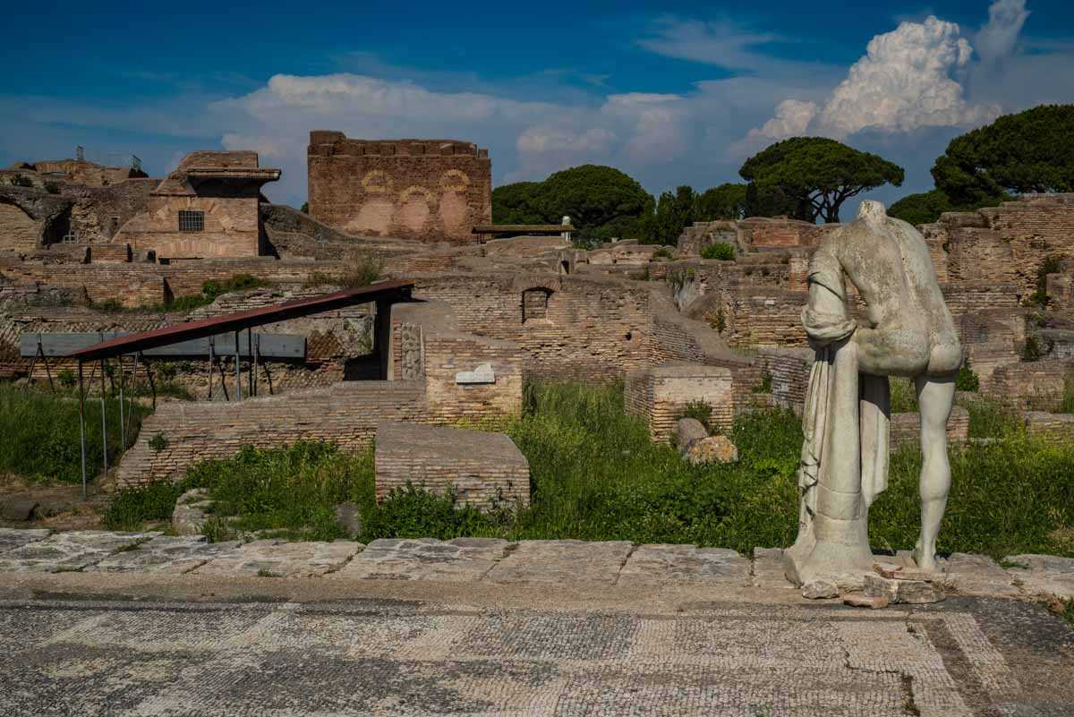 ruins of ostia antica italy