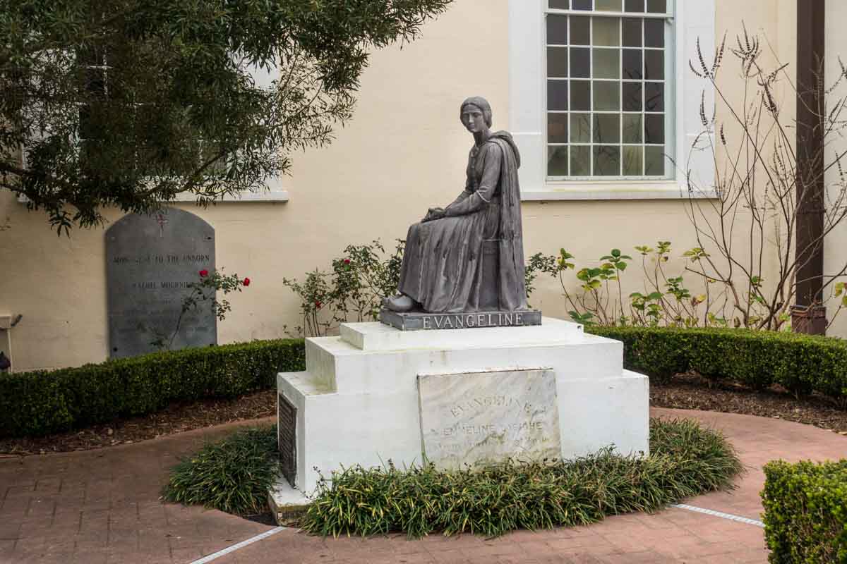 evangeline poem statue