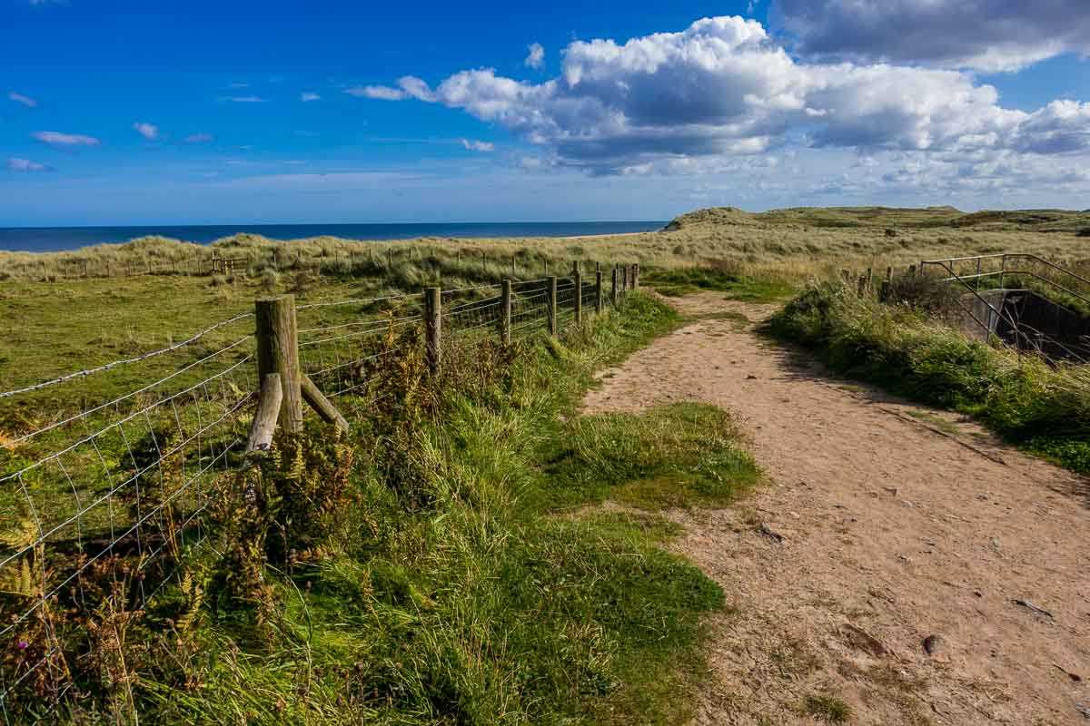 England path to the sea