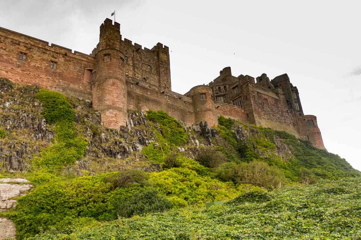 cycling england bamburgh castle