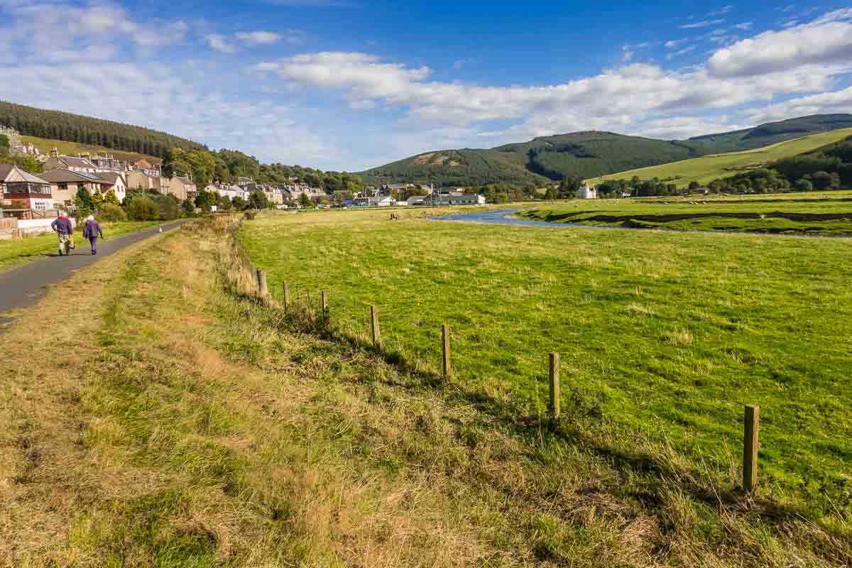 cycling scotland river tweed