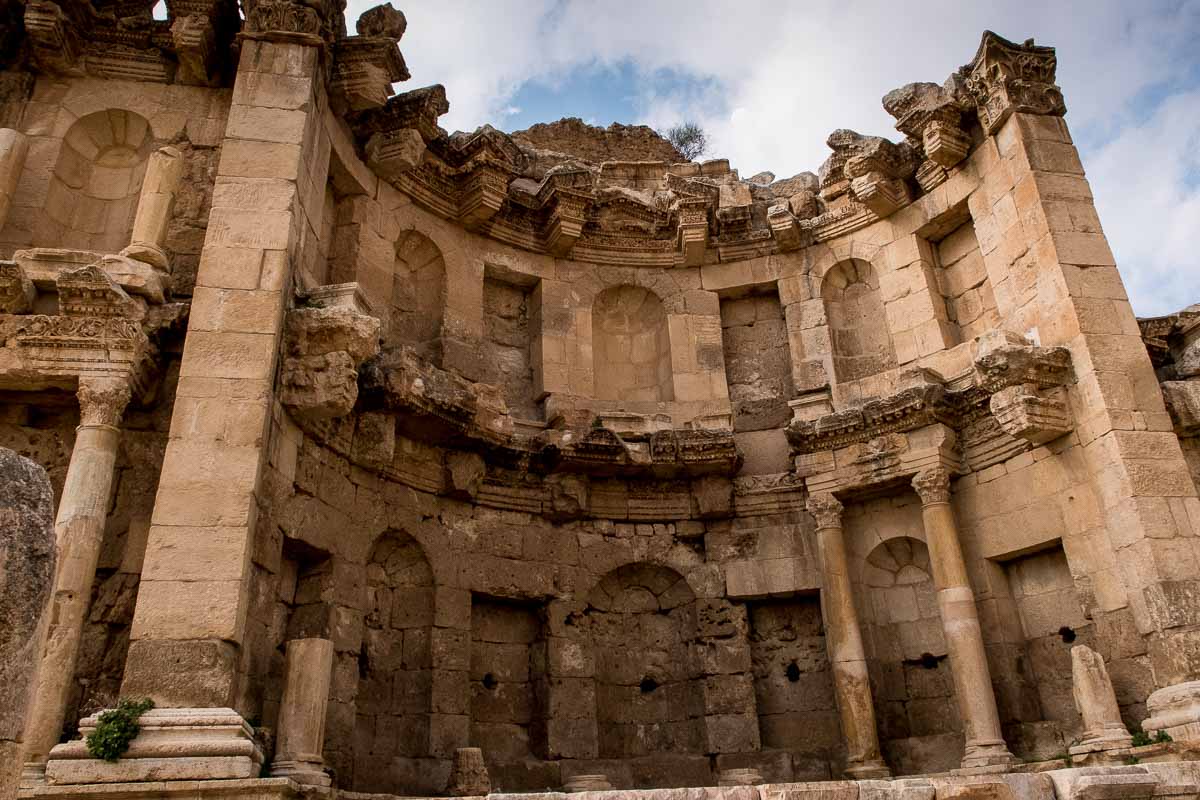 Jordan Jerash Nymphaeum temple