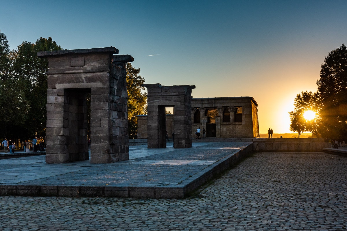 spain madrid temple debod