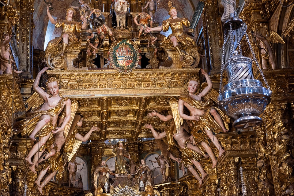 spain santiago cathedral baroque altar
