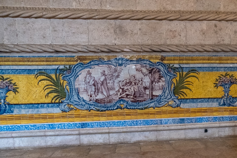 portugal lisbon san jeronimo refectory tiles