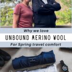 Merino wool travel clothing