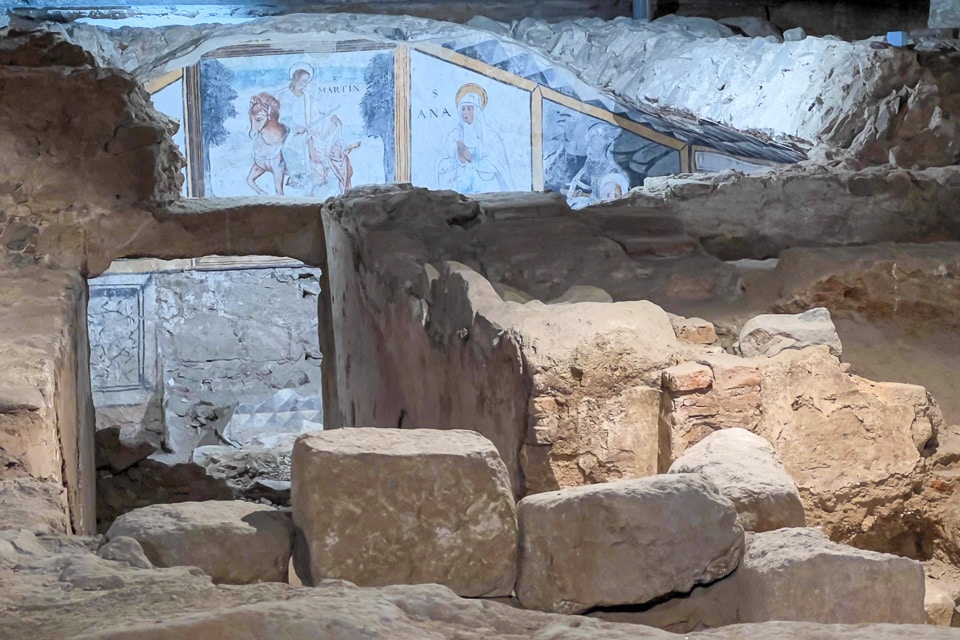 spain merida basilica santa eulalia frescoes