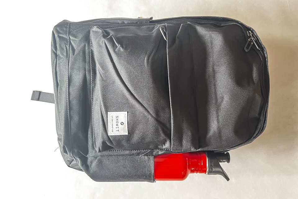 Minimalist personal item backpack for basic economy travel